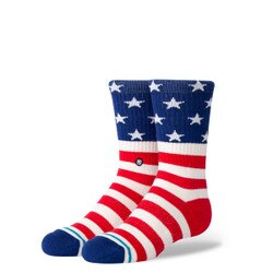 Stance The Fourth Crew Sock Kids' in White